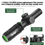 1-5x24 SFP LPVO Hunting Scope Tactical Optics Scope Hunting Sight Number Reticle Hunting