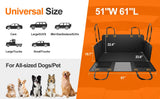 Waterproof Pet Travel Accessories Foldable Dog Car Seat  Car Pet Seat Safety Hammock Trunk Mat Car Rear Back Seat Protector
