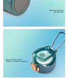GIANXI 1000ml Spring Cap Large Capacity Vacuum Cup 316 Stainless Steel Coffee Cup Portable Outdoor Sports Water Bottle