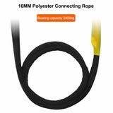 High-altitude Work Safety Harness Single Waist Safety Belt with Safe Rope Hook Outdoor Climbing Training Protective Equipment