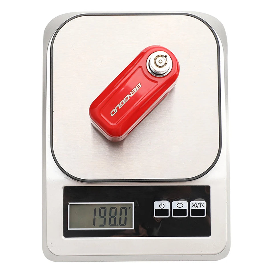 Bicycle Alarm Disc Brake Electric Lock Anti Theft Motorcycle Alarm Brake Rotor Padlock Waterproof Motorcycle Bike Accessories
