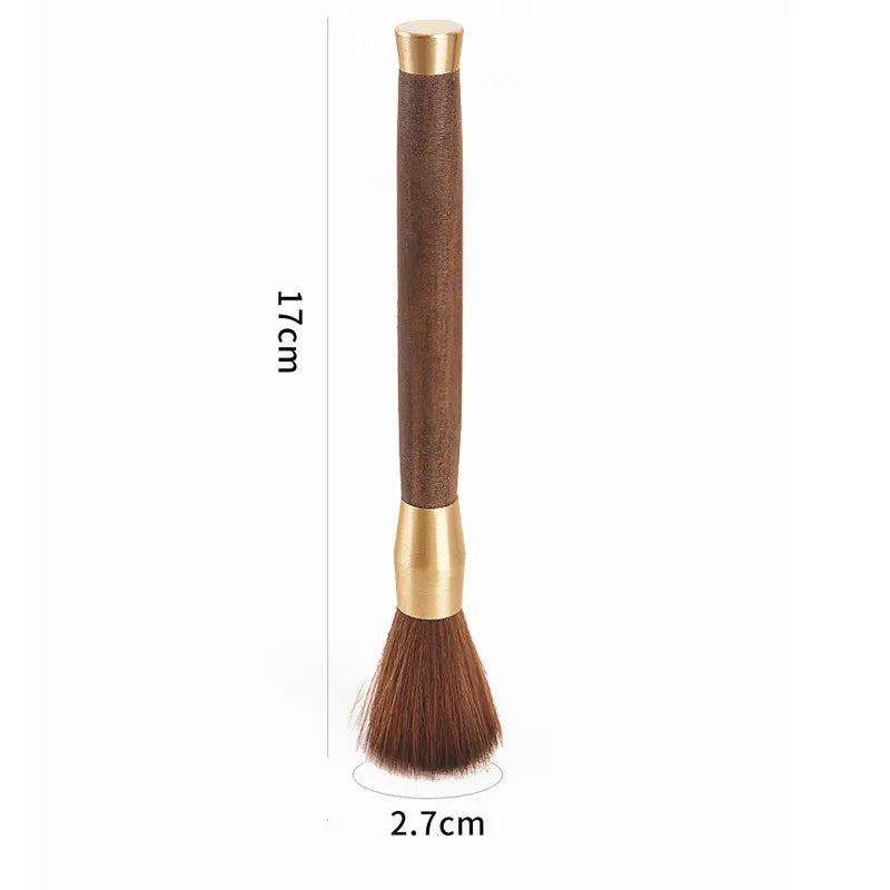 Coffee Grinder Cleaning Brush Wooden Handle Espresso Brush Dusting Coffee Powder Brush Home Kitchen Tool Coffee Accessories