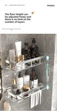 Rustproof Aluminum Bathroom Shelf – No-Drill Over-Tub or Corner Storage for Toiletries & Shower Essentials