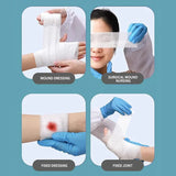 5-50 6*600CM White Medical Gauze Rolls Elastic Bandage Sterile Absorbent Wound Hemostasis Fixation Emergency Cotton Gauze Roll