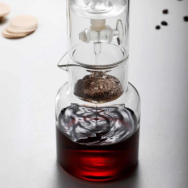 Cold Brew Coffee Pot Set with Filter Glass Dripper ICED Coffee Pot Maker High Quality Specialized Barista Accessories Espresso