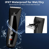 SEJOY Body Pubic Hair Trimmer for Men With Standing Recharge Dock,Balls Women Lady Shaver Hair Removal Bikini Trimmer