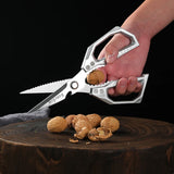 Stainless Steel Kitchen Shears for Meat Fish and Poultry Commercial Kitchen Equipment Lightweight yet Durable Construction