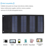 20W/30W 5V Cell Charger Dual Usb Solar Power Panel Foldable Emergency Charging Panel for Came Tablet for Smartphone Supplies