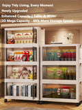 Multilayer Storage Closet Organizer for Multi-scene Use Home Organization Solution for Closets Pantry Or Garage