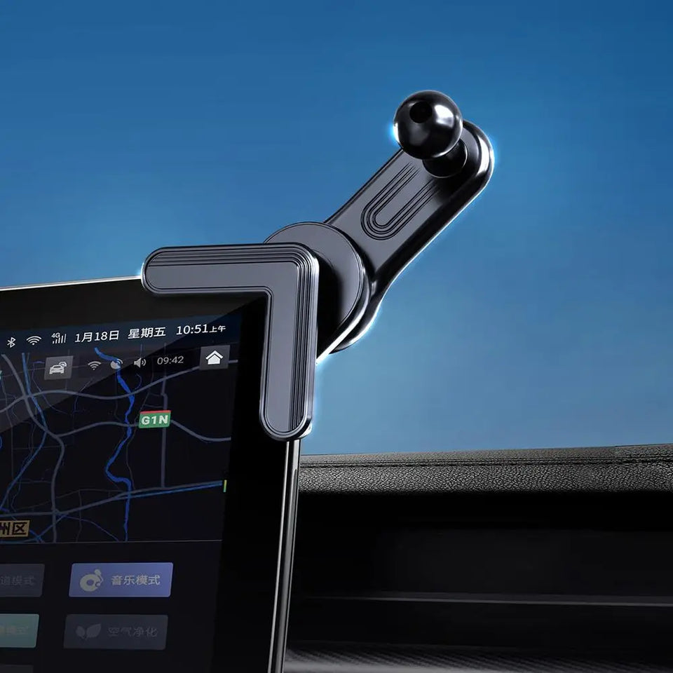 Mobile Phone Holder Base for Car Display Screen Universal 17mm Ball Head GPS Bracket Sticker Base for Tesla Model 3/Y/S/X