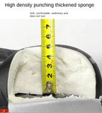 Hollow Breathable Bicycle Saddle Men Women MTB Road Bike Saddle Shock Absorbing Comfortable Big Butt Bike Seat Safety Warning