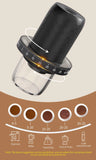 Home Coffee Grinder Portable Electric Coffee Grinder with Cleaning Brush Travel/Camping/Home/Office Dedicated Espresso Grinder