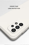 Official Square Liquid Silicone Phone Case for Samsung Galaxy A13 A23 A33 A53 A73 5G Soft Waterproof Mobile Back Covers Carcasas