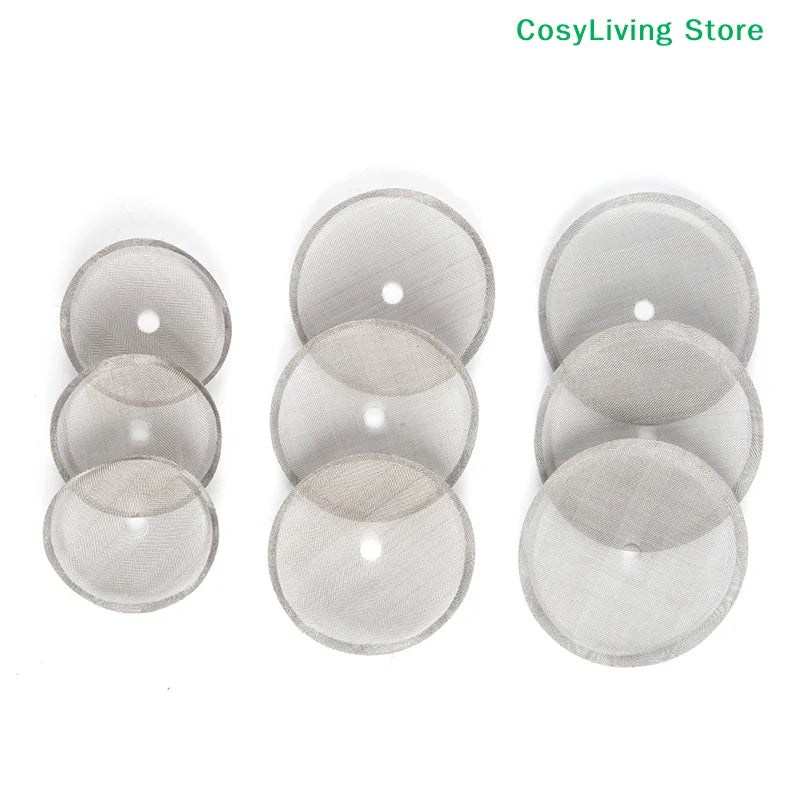 3Pcs Reusable French Press Coffee Maker Detachable Mesh Filter Stainless Steel