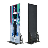 Retail Store Showcase Led Poster Display Indoor Portable Advertising Standing Led Screen for Shopping Mall