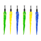 Cat Feather Toy Accessories False Birds Worm Toy with Bell Kitten Cat Toys Interactive Replacement Refill Foam Ball Training