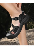 Summer New Handmade  Sandals Leisure Beach Shoes For womens  Outdoor Wading Shoes Man Breathable Casual Anti-collision Toe Flats