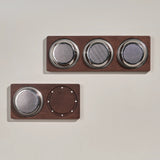 58mm Coffee Filter Basket Storage Tray Magnetic Wall Mounted Coffee Grounds Bowl Rack Single/Double Bowl Blind Bowl Rack