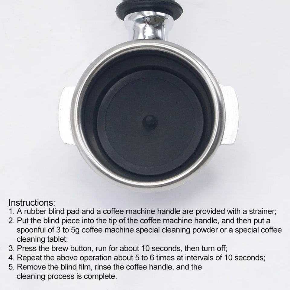 Blind Filter Backflush Disk Rubber for Espresso Machines