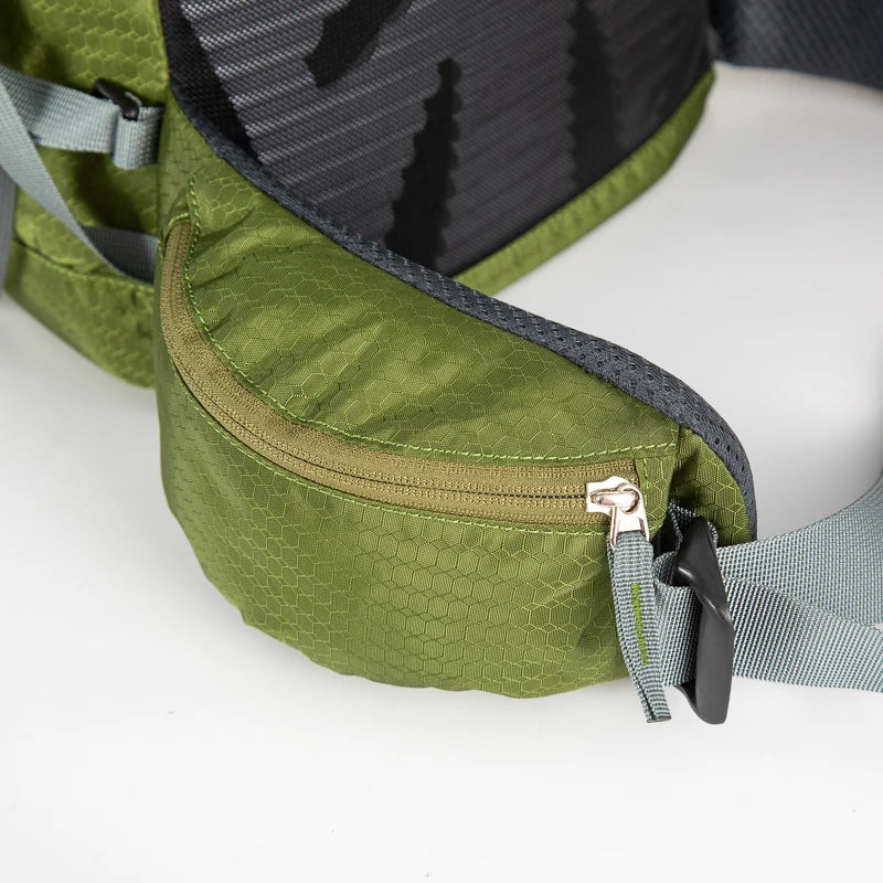 JUNGLEKING CY1050 30L Black Multipurpose Hiking Backpack Trail Running Fastpacking Pack Travel Bag For Outdoor Climbing Trekking