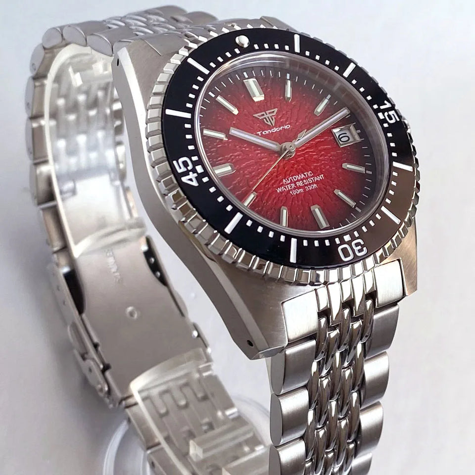 Tandorio 62MAS Style NH35A Automatic Watch For Men 200M Waterproof Diving Mechanical Watches Sapphire Glass Luminous New
