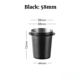Coffee Dosing Cup Stainless Steel Coffee Bean Measuring Cups Replacement Cafe Barista Tool Espresso Machine Accessories