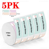 Labelwell 5/10PK P15 Thermal Label Sticker 12x40mm 15x30mm Label Tape Compatible for Marklife P15 P12 P11 L12 D30 Label Printer