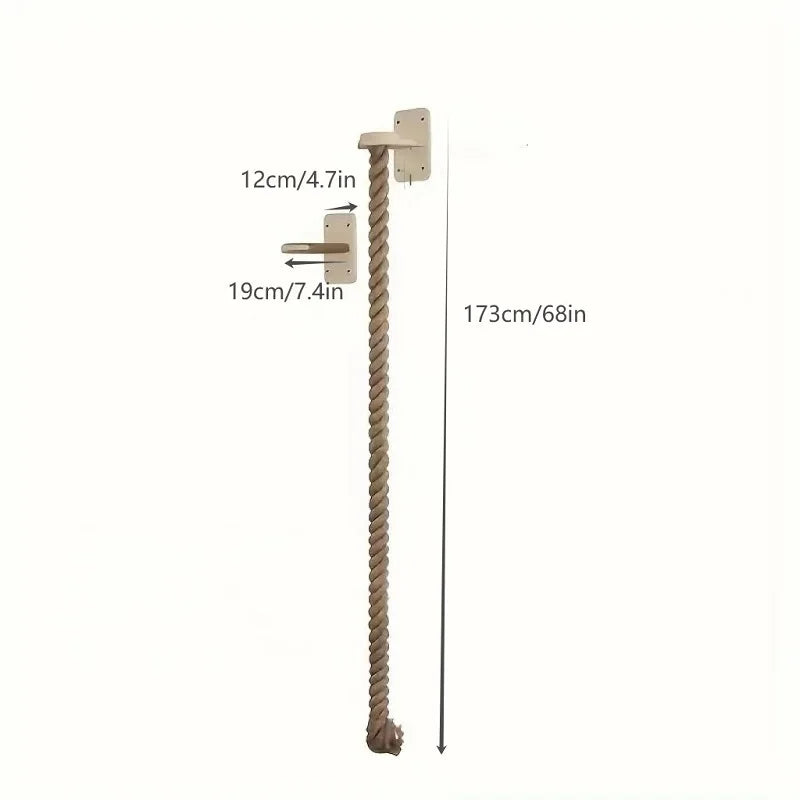 Cat Climbing Rope Wear Resist Climbing Training Rope Reusable Claw Grinding Tool for Cat Furniture Scratcher Play Equipment