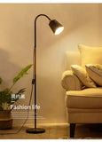 Floor Lamp Simple Floor Lamp Floor Light Wrought Iron LED Standing Lamp Adjustable Lamp Head Standing Reading Light for Living R