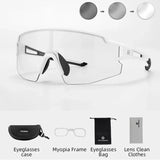 ROCKBROS Cycling Glasses Photochromic Polarized Lens Bike Glasses UV400 Protection Eyewear Sunglasses MTB Road Bicycle Goggles