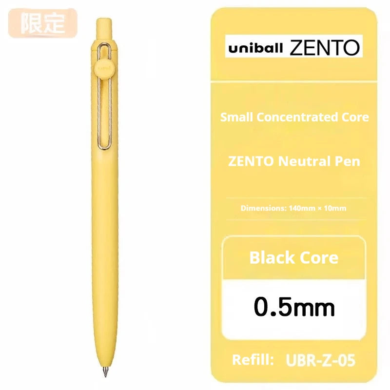 Uni-ball ZENTO Click Gel Pen,0.38/0.5/0.7mm Various Colors Water-based pen With Ergonomic Grip Smooth Writing for School&Office