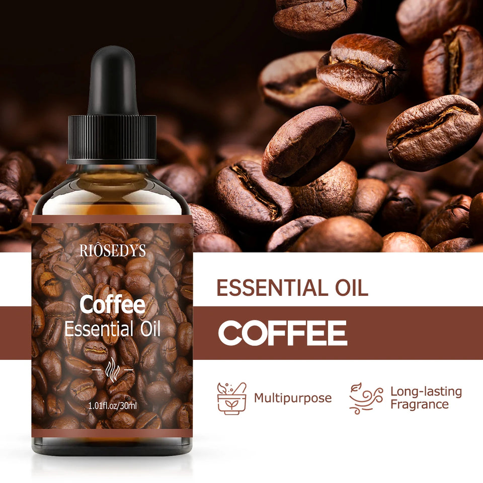 Coffee essential oil natural fragrance, is suitable for body massage treatments ,hair care anddiffuser