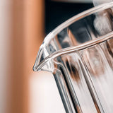 Household Coffee Maker Advanced Grey Glass Hand-brewed Coffee Drip Filter Cup Wood Pallet Sharing Pot Coffeeware Accessories
