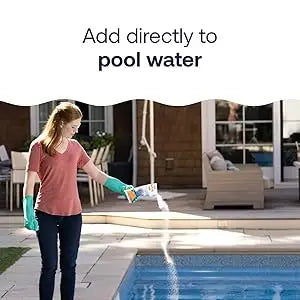 52037R Pool Care Shock Advanced Swimming Pool Chemical Cal Hypo Formula Prevents Bacteria Algae Restores Crystal 1lb (12 Pack)