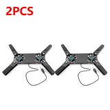 1-5PCS Air-cooling Laptop Cooler Bracket USB Powered Cooling Dock Laptop Cooling Pad 2 Fan for Notepad Universal PC Computer