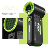 2025 New High Speed Turbo Small Air Cannon Electric Fan Portable Digital Display Handheld Fan USB Charging Fan Outdoor Mini Fan