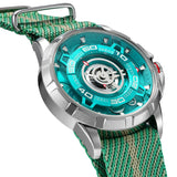 BERNY Automatic Men's Skeleton Watch 5ATM Luminous Sapphire Exhibition 3D Dial 316L Steel MIYOTA 82S0 Mechanical Watches for Men