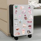 50pcs Funny Coffee Stickers Cute Cartoon Animals Decal DIY Handbook Laptop Phone Suitcase Stationery Stickers For Teens Gift
