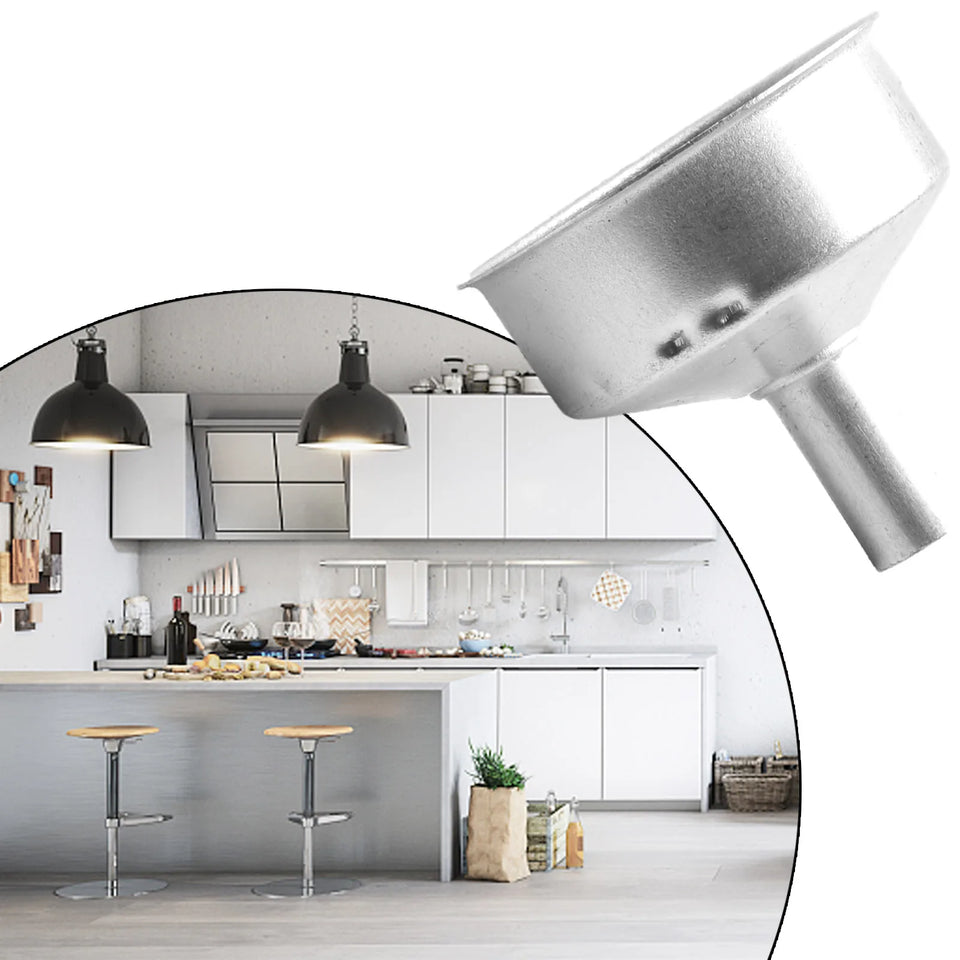 Aluminium Moka Funnel Filter Replacement For Espresso Coffee 1/2/3/6/9/12 Cups Suits Most Moka Percolators Coffee Tools