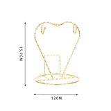 Storage Rack Luxury Tea Cup And Saucer Display Rack Metal Coffee Tea Cup Sets Coffee Storage Box Simple Suitable For Tray Tea