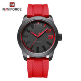 NAVIFORCE New Style Popular Silicone Strap Male Quartz Watches Fashion Casual Waterproof Wristwatches for Men Relogio Masculino