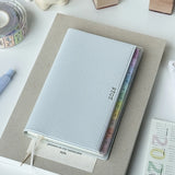 Calendar Notebook Diary  Planner With Rainbow Index Cortical Schedule Handbook High Value Monthly Weekly Plan Work Notes