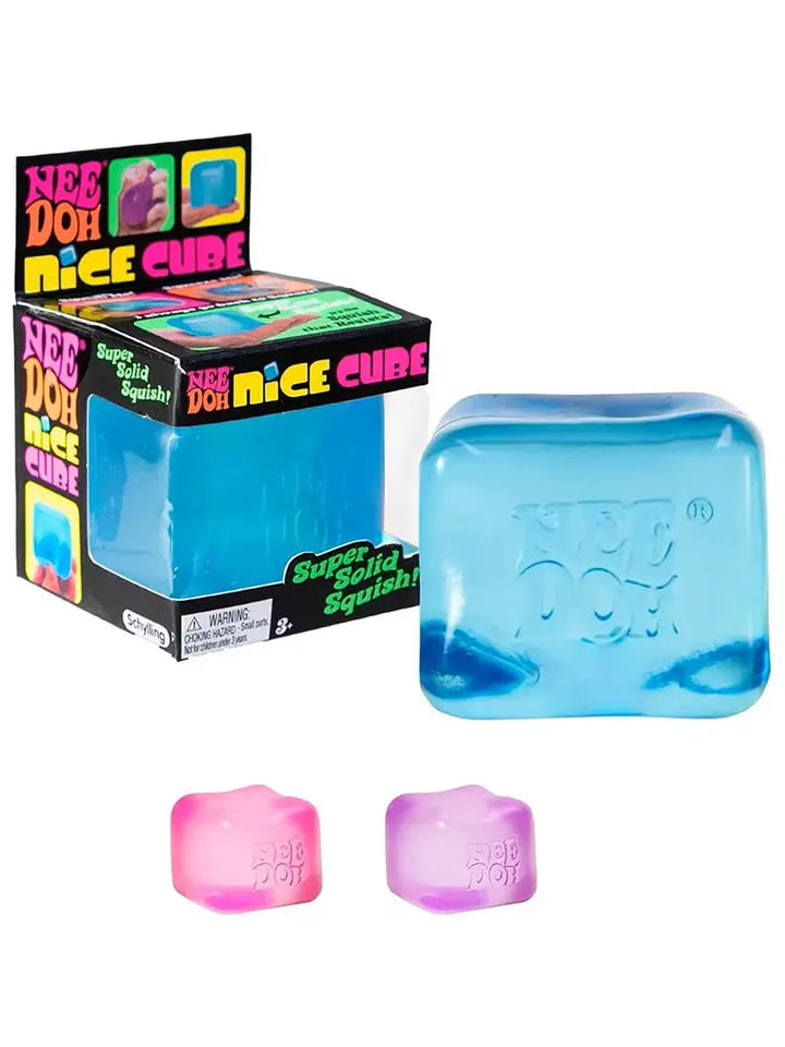 ### Nee Doh Nice Cube Super Solid Squishy Stress Relief Toy Soft Squeeze Fidget Toy for Office Anxiety Relief Kids Adults Gifts