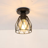 Nordic Simple Restaurant Lamp Postmodern Creative Art Personality Diamond Bar Bedroom Restaurant Entrance Ceiling Lamp