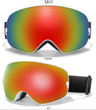 Winter Outdoor SKI Goggles Men And Women Teen, Free Optical Frame and Bag, UV400 Anti-Fog Snowboard Eyewear, Charistmas Gifts