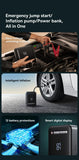 Baseus 2 In 1 Car Air Pump 8000mAh Power Bank Portable Air Compressor with LCD Digital Display Car Tire Inflator Pump