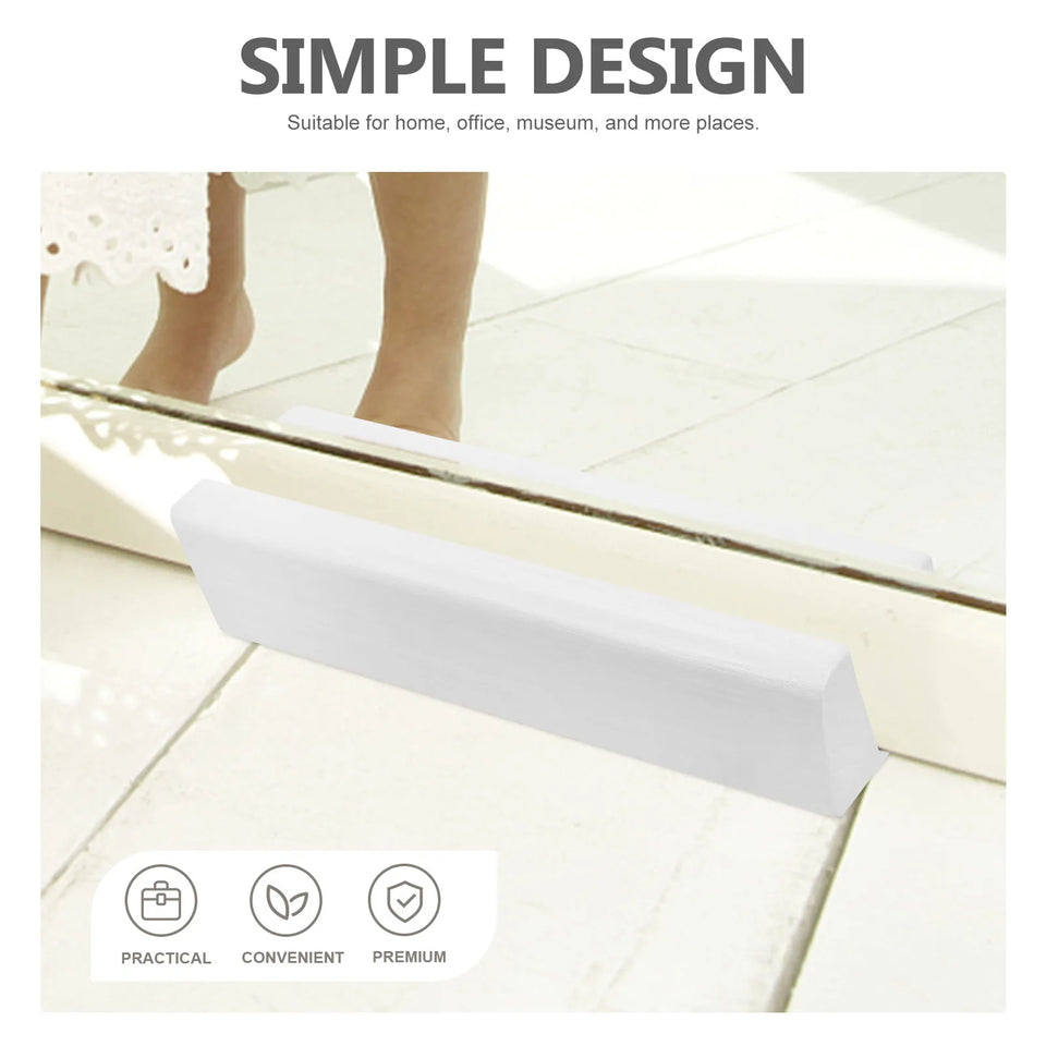 Floor Standing Mirror Support 1Pc Full Length Large Base 25x8 Wood Stand Display Holder Anti Slip Pad Modern Storage Tool