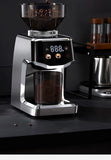 Touchscreen Electric Coffee Grinder - Automatic Commercial & Home Use, Stainless Steel Burr Mill with Dose Control, LCD Display