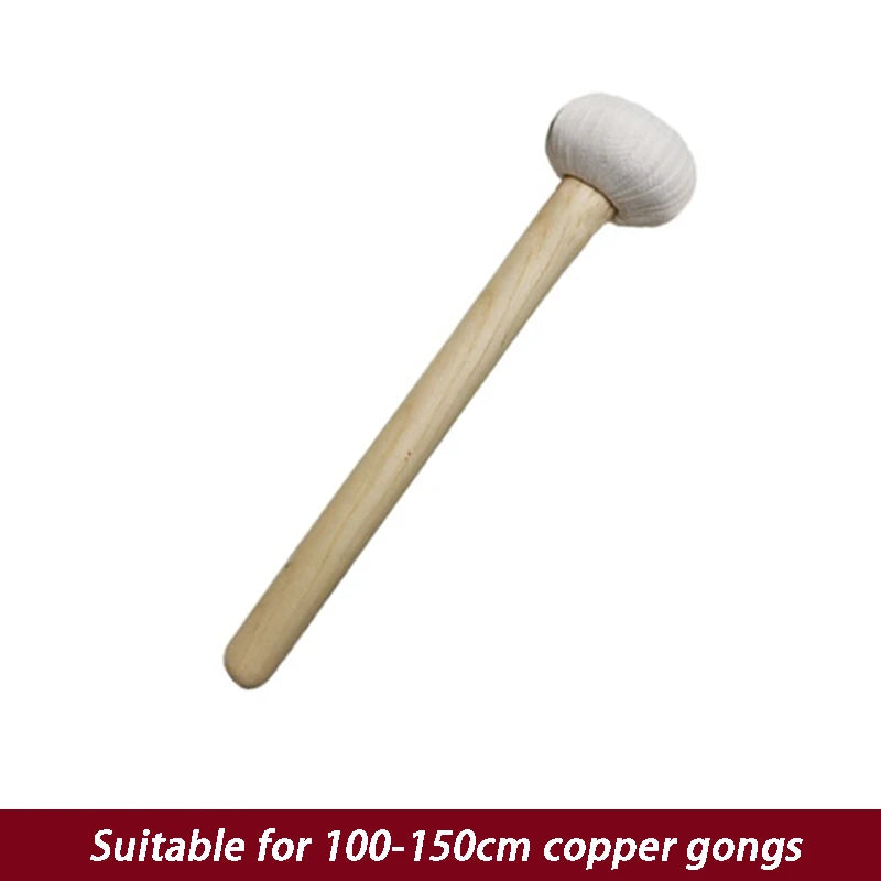 Professional Gong Hammer Handmade Gongs Hammer Percussion Musical Instrument Accessories Copper Gong Specific Wooden Mallet