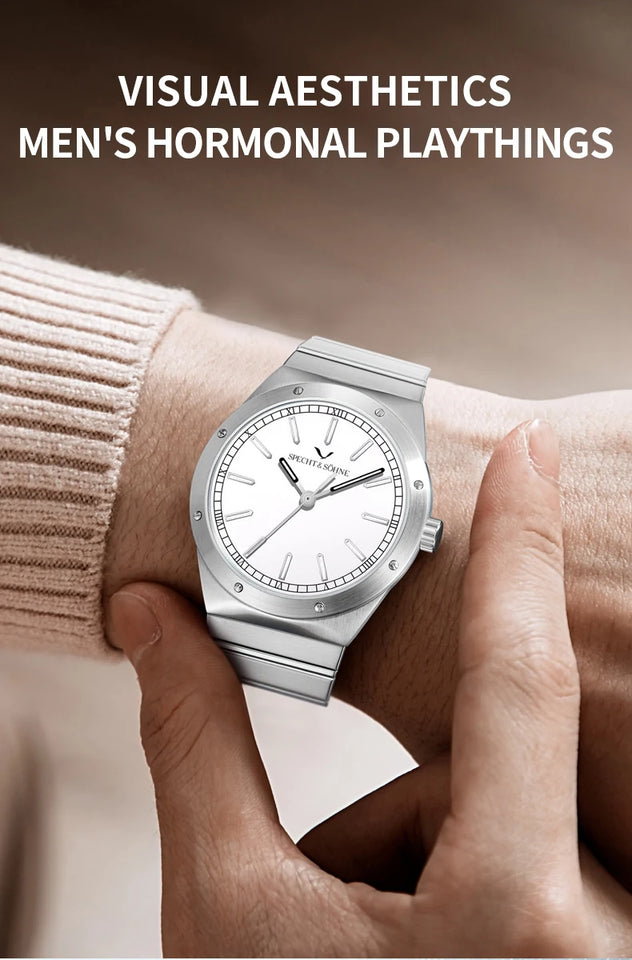 New Arrivals 2025 Specht & Söhne Luxury Watch 38MM Men's Quartz Super Slim Stainless Steel Sapphire Crystal 50M Water Resistant